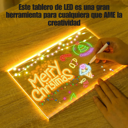 Tablero LED Acrílico: ¡tus mensajes nunca pasarán desapercibidos!