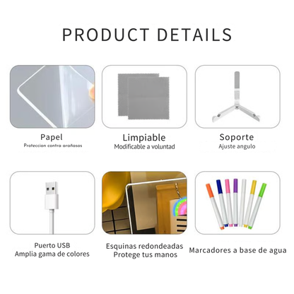 Tablero LED Acrílico: ¡tus mensajes nunca pasarán desapercibidos!